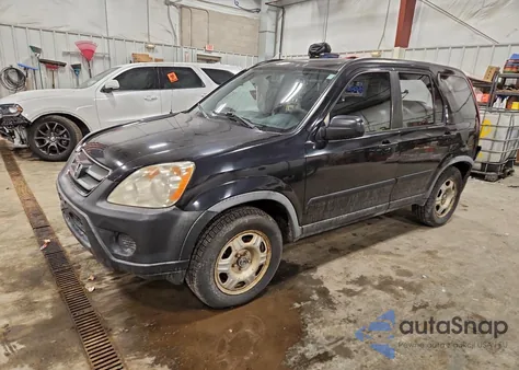 2005 Honda Cr-V Lx из США, поврежденный, VIN JHLRD78515C044831